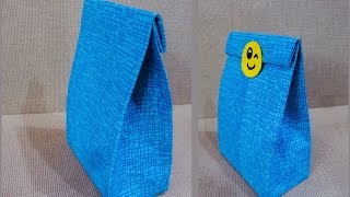 Cara Membuat Paper Bag / Bungkus Kado Ala di Mall | Ayu Rahayu. 