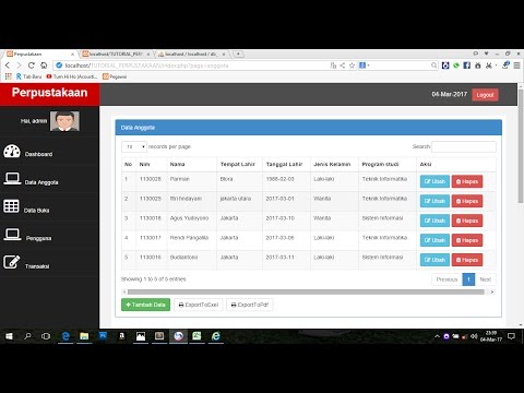 Membuat Isi Halaman Web Menjadi Dinamis dengan PHP (4). 